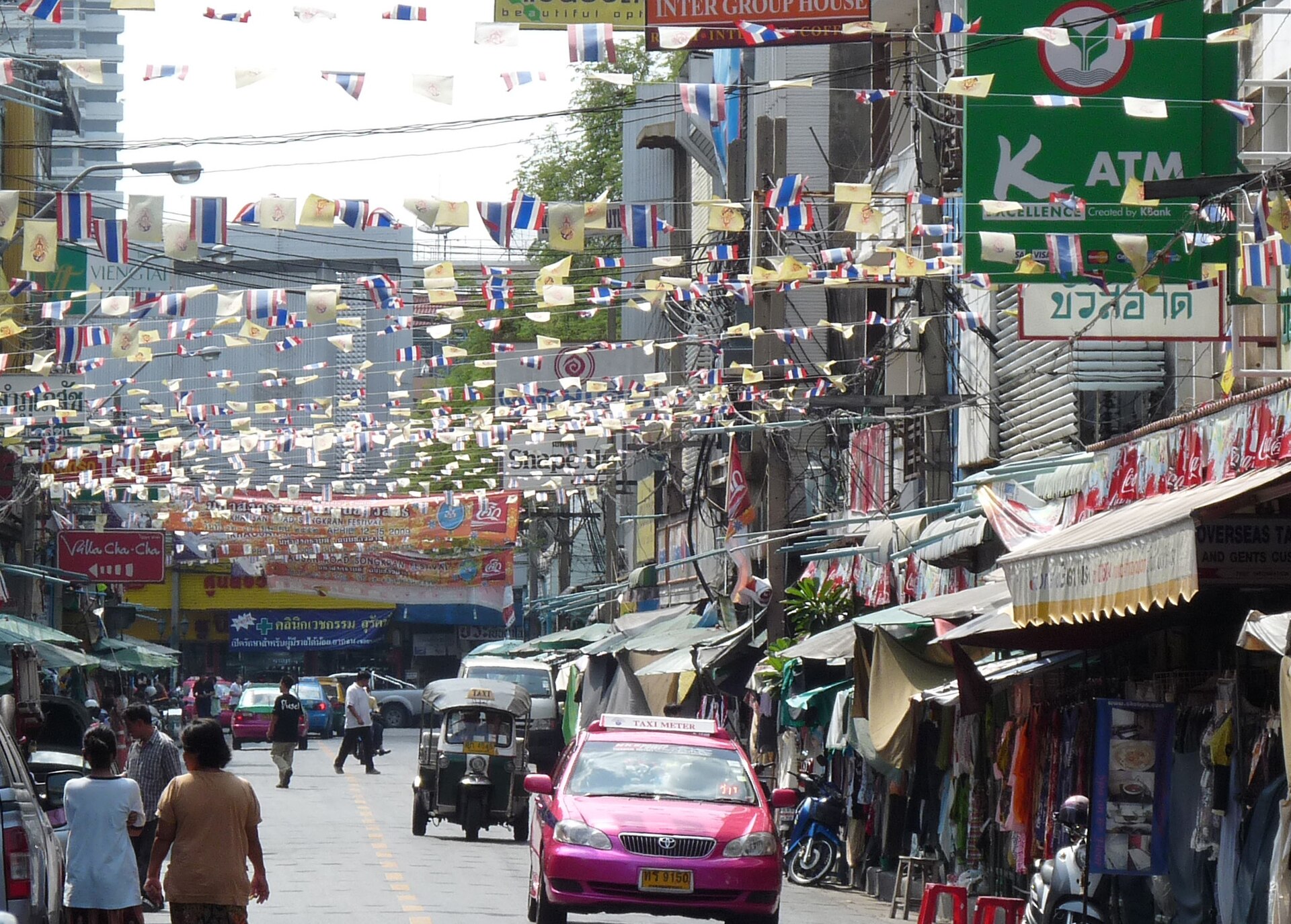 tuk tuk Bangkok rue