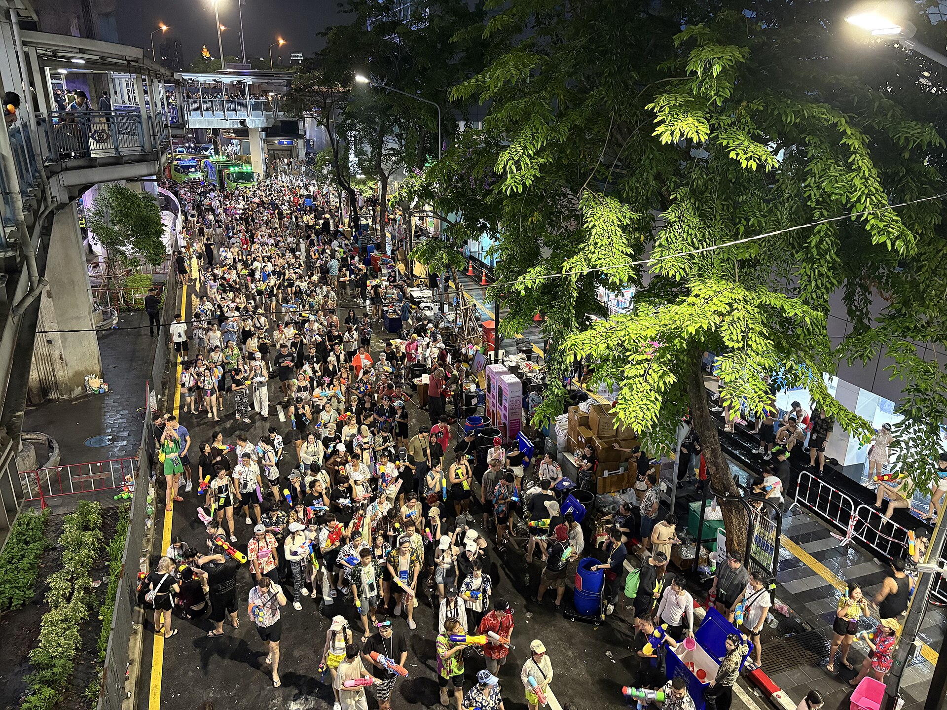Songkran Bangkok fête de l'eau