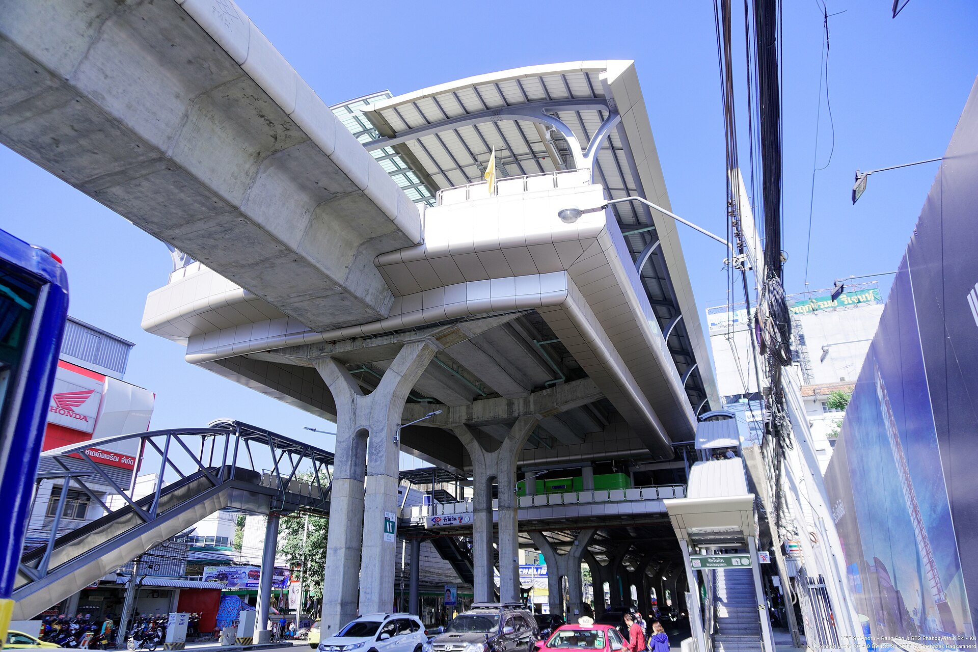 BTS Skytrain Bangkok station