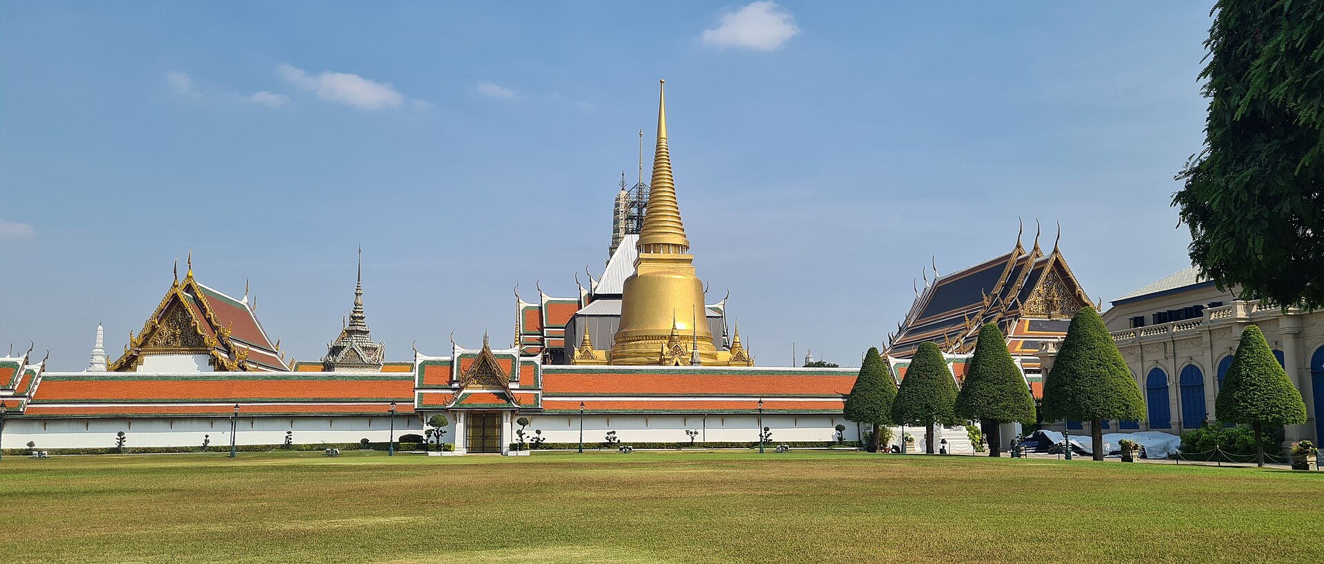Grand Palais Bangkok toits dorés