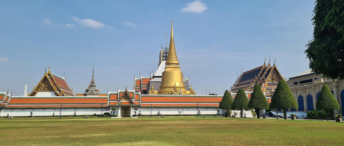 Grand Palais Bangkok toits dorés