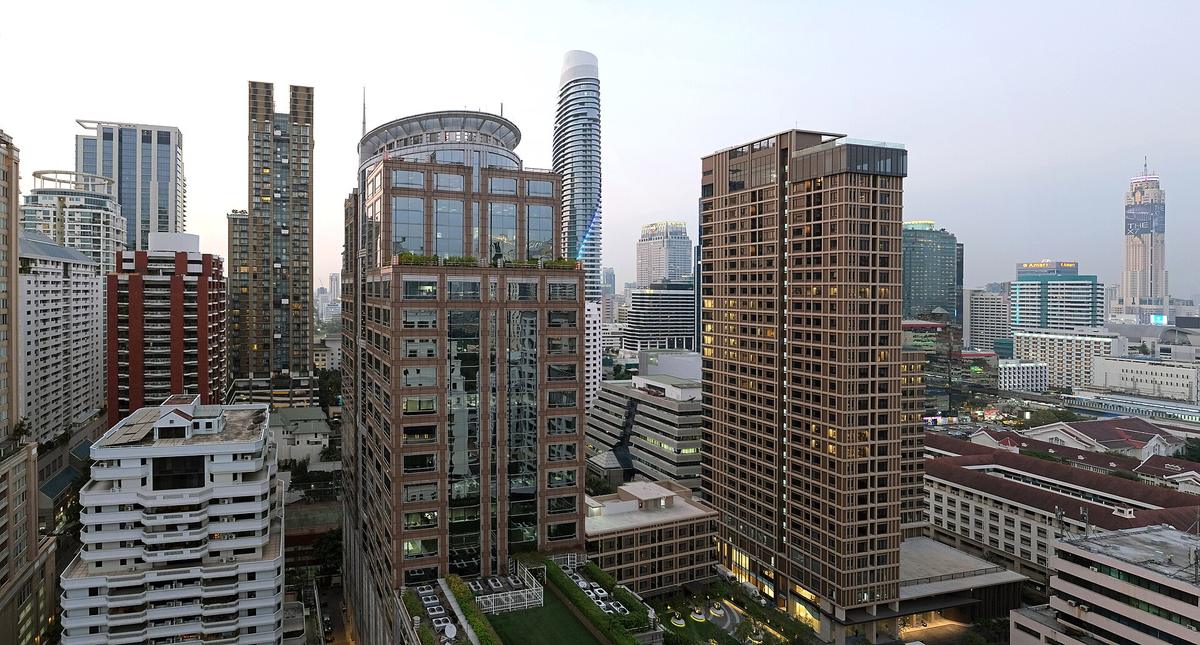 rooftop bar Bangkok vue nuit